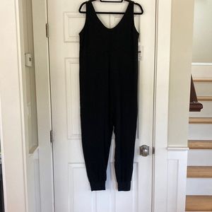 Eileen fisher women’s cotton jumpsuit black s/p